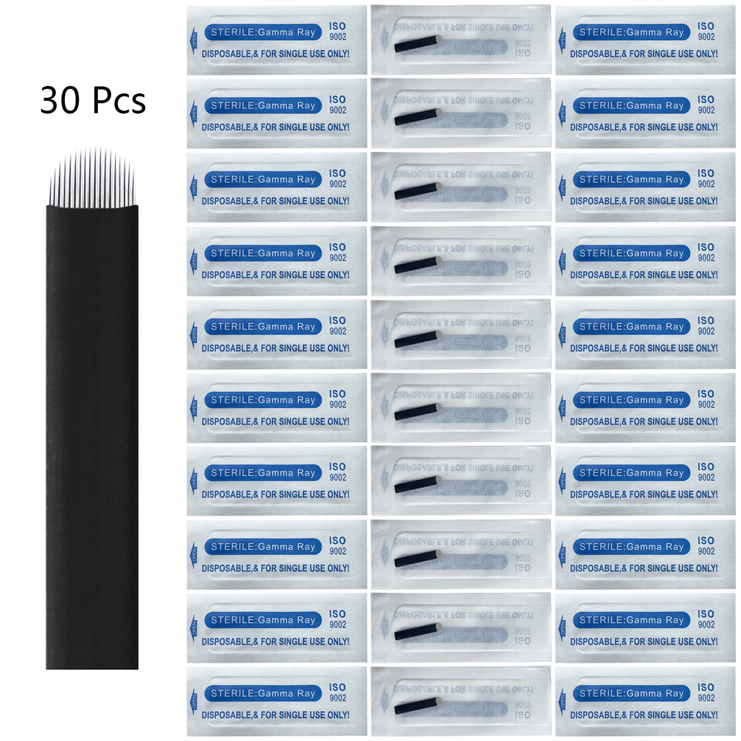 Amazon | U18 30個 0.18mm ナノアイブロウマイクロブレード針